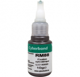 Colle anaérobie fixation cylindrique forte verte 10g Cyberbond RM 88